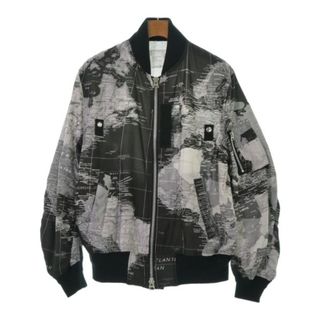 サカイ(sacai)のsacai サカイ ブルゾン（その他） 2(M位) グレーx黒(総柄) 【古着】【中古】(その他)