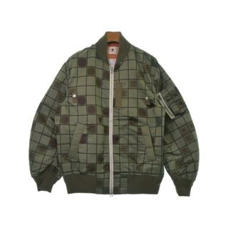 sacai サカイ ミリタリーブルゾン 2(M位) カーキ 【古着】【中古】