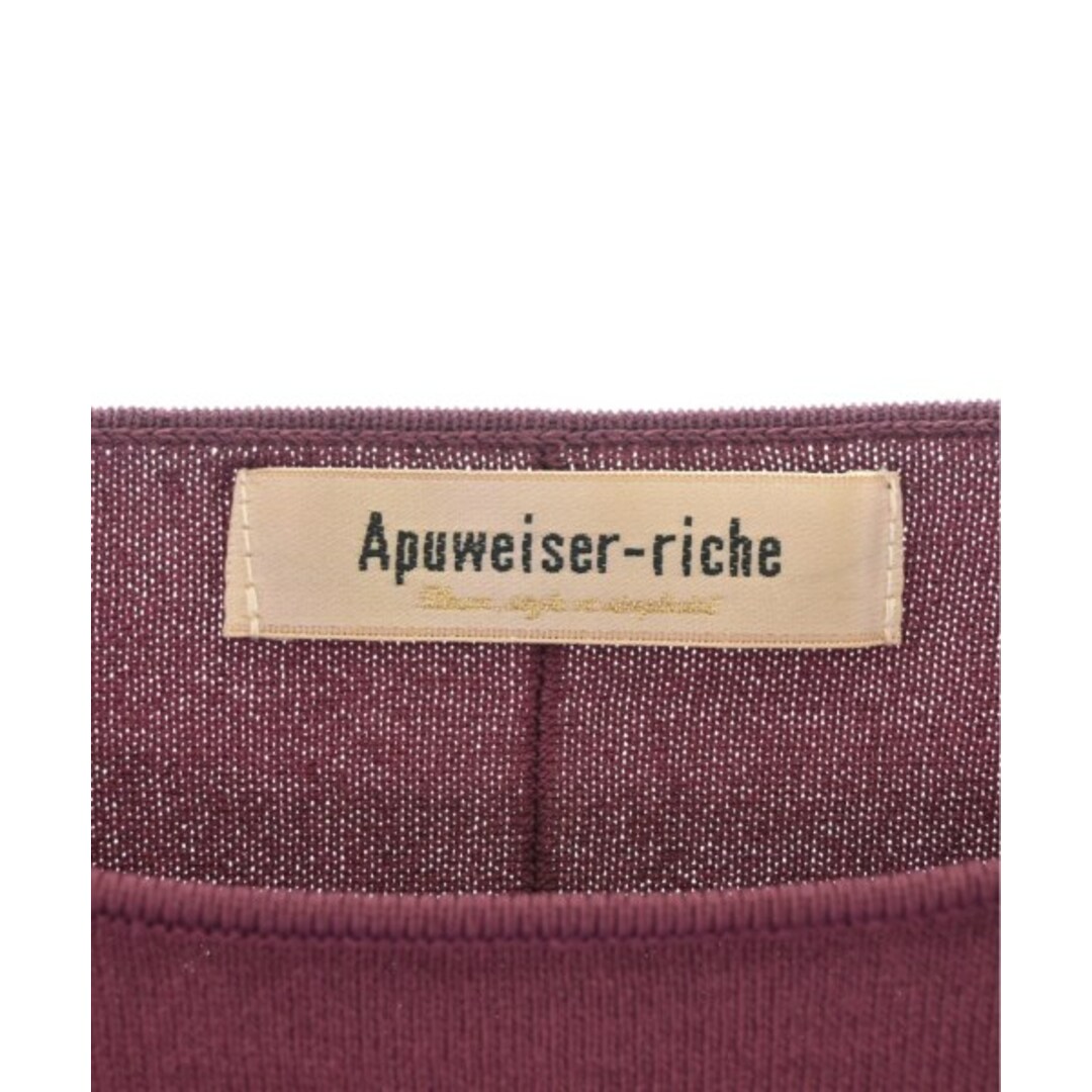 Apuweiser-riche(アプワイザーリッシェ)のApuweiser-riche ニット・セーター 2(M位) 赤紫 【古着】【中古】 レディースのトップス(ニット/セーター)の商品写真
