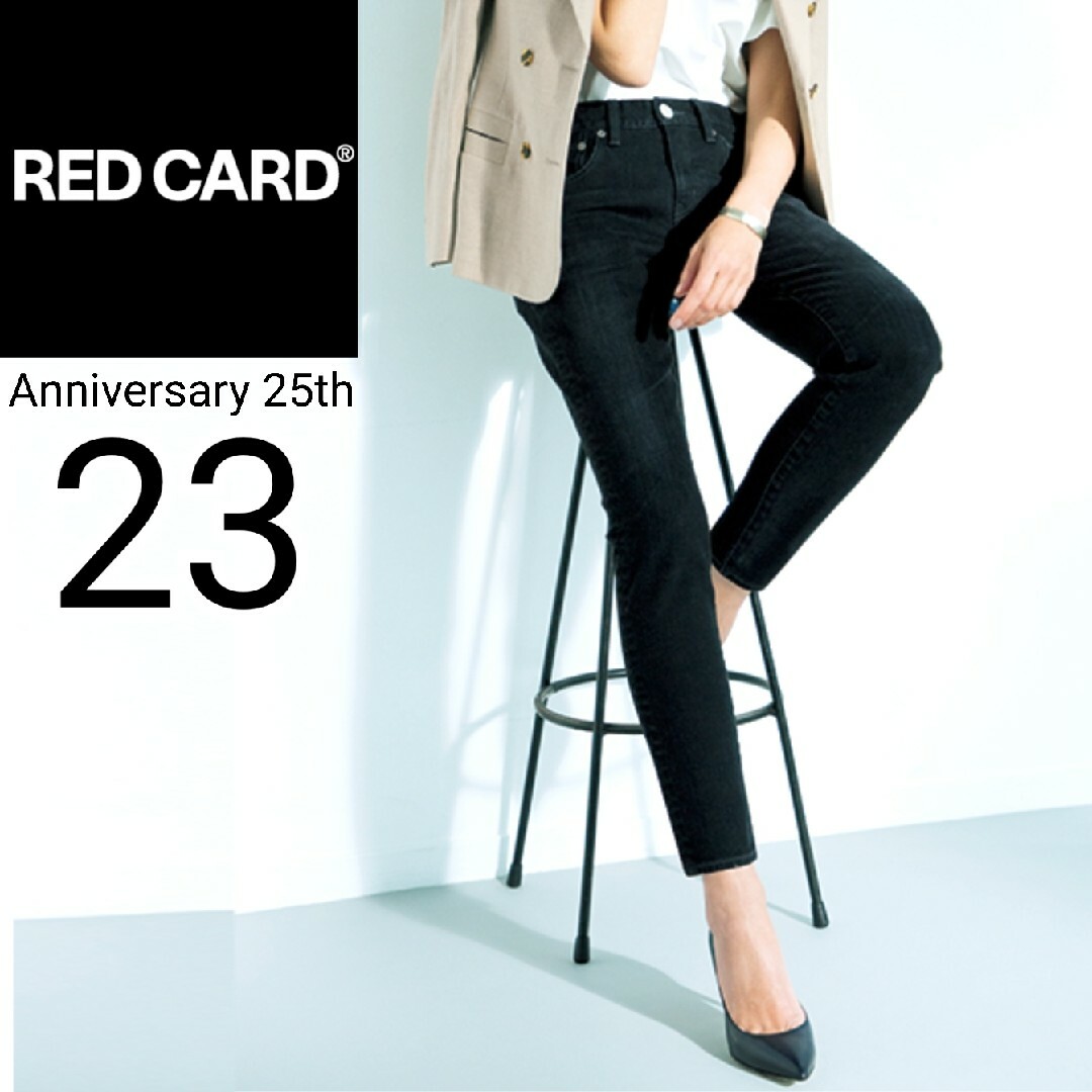 RED CARD(レッドカード)のレッドカード RED CARD Anniversary 25th テーパード レディースのパンツ(デニム/ジーンズ)の商品写真