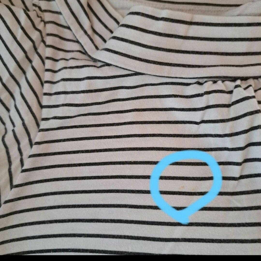 ストライプTシャツ　M レディースのトップス(カットソー(半袖/袖なし))の商品写真