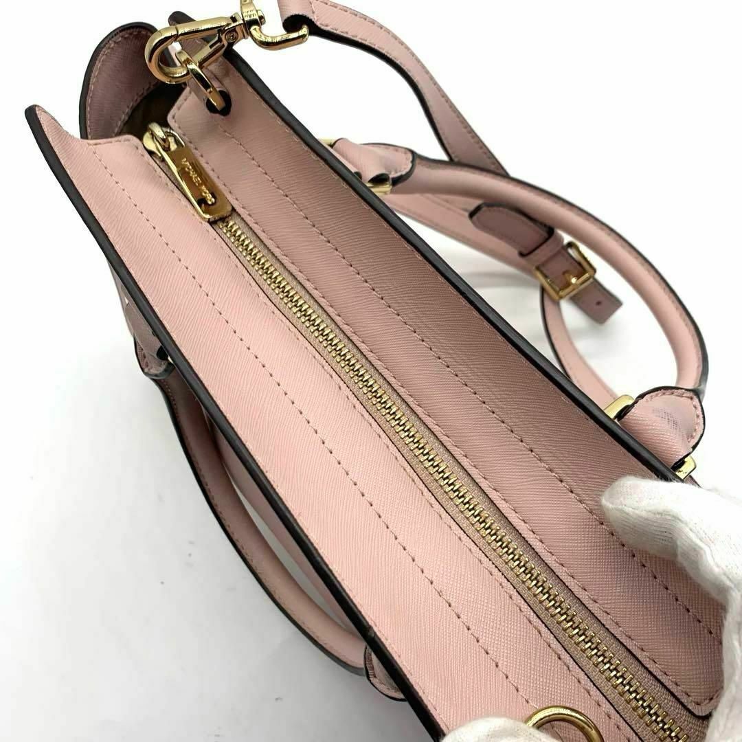 Michael Kors(マイケルコース)のマイケルコース 2way ハンドバッグ ショルダー サフィアーノレザー ピンク レディースのバッグ(ハンドバッグ)の商品写真
