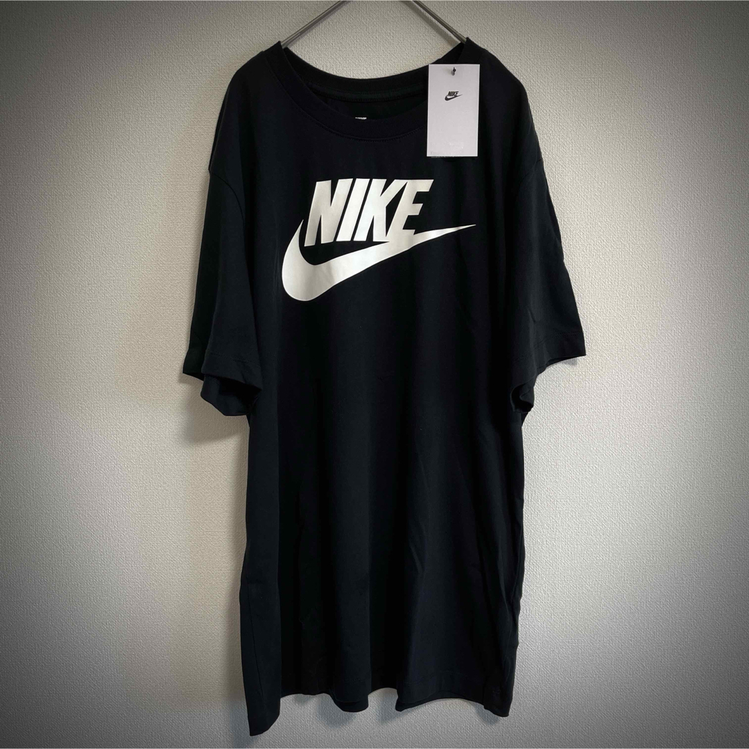 NIKE(ナイキ)のNIKE Tシャツ XL ブラック　新品未使用 ロゴプリント Tシャツ 半袖 メンズのトップス(Tシャツ/カットソー(半袖/袖なし))の商品写真