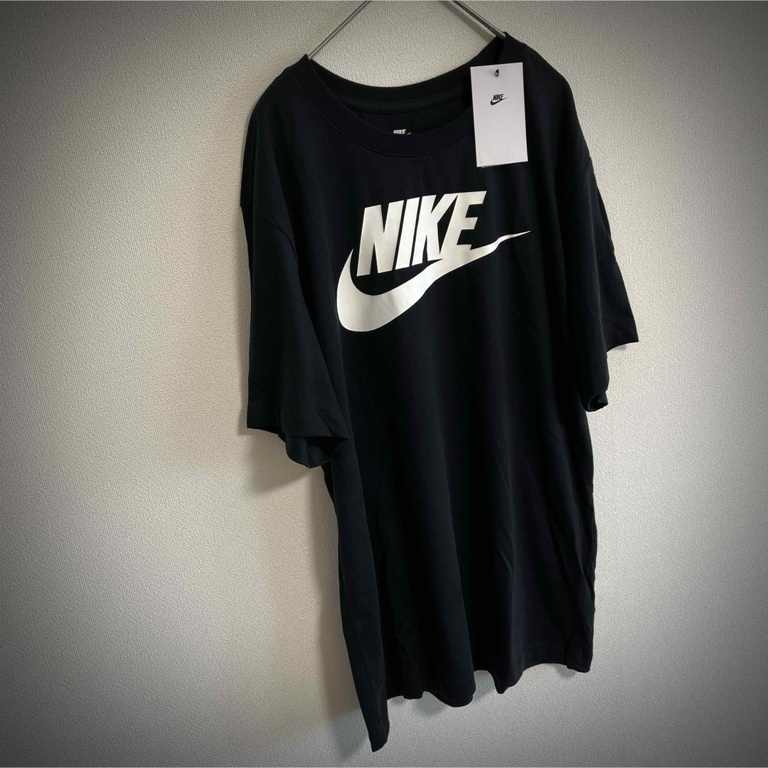 NIKE(ナイキ)のNIKE Tシャツ XL ブラック　新品未使用 ロゴプリント Tシャツ 半袖 メンズのトップス(Tシャツ/カットソー(半袖/袖なし))の商品写真