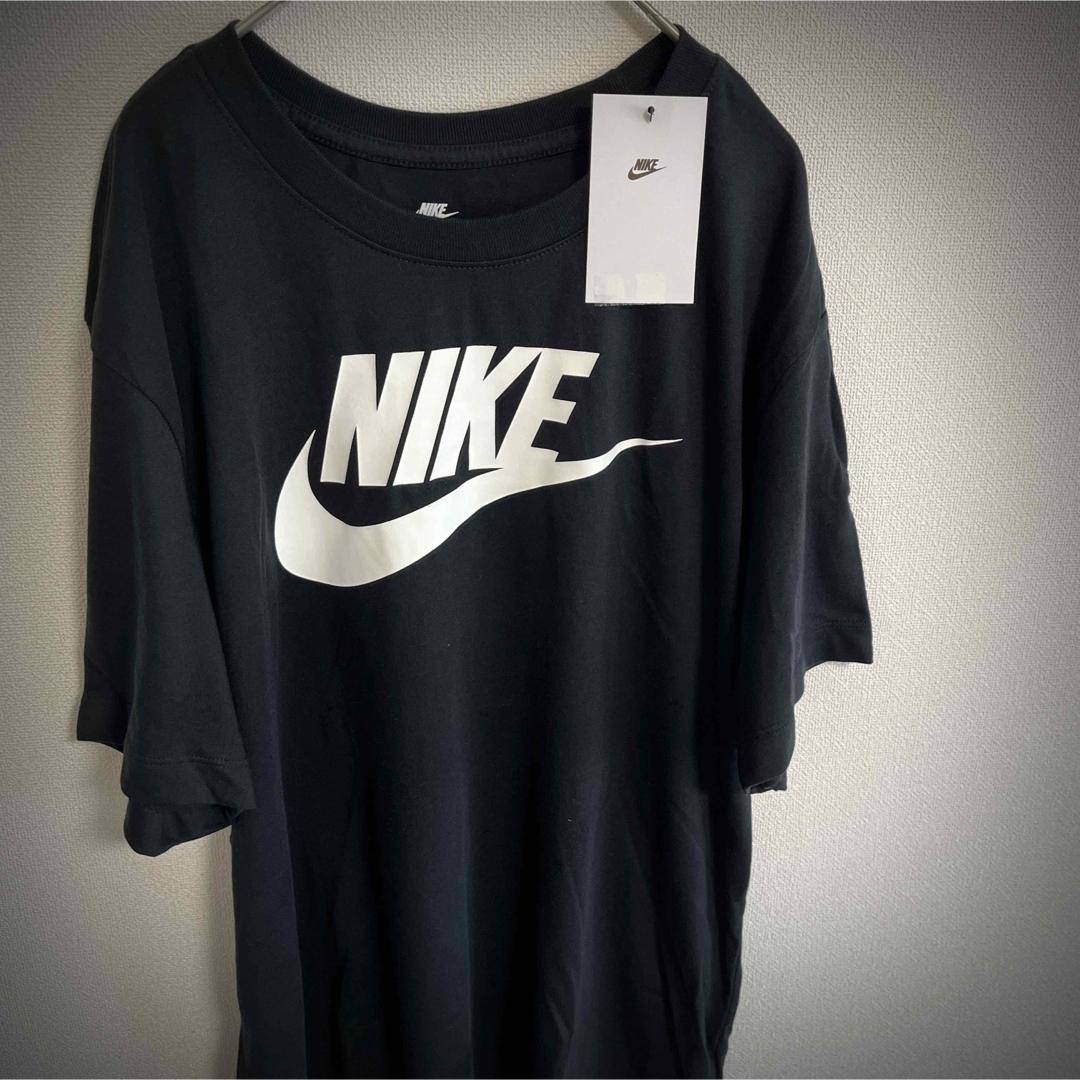 NIKE(ナイキ)のNIKE Tシャツ XL ブラック　新品未使用 ロゴプリント Tシャツ 半袖 メンズのトップス(Tシャツ/カットソー(半袖/袖なし))の商品写真