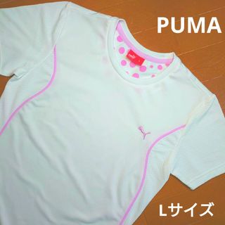 プーマ(PUMA)のプーマ 半袖Tシャツ L スポーツウエア ジムウエア レディース  PUMA(Tシャツ(半袖/袖なし))