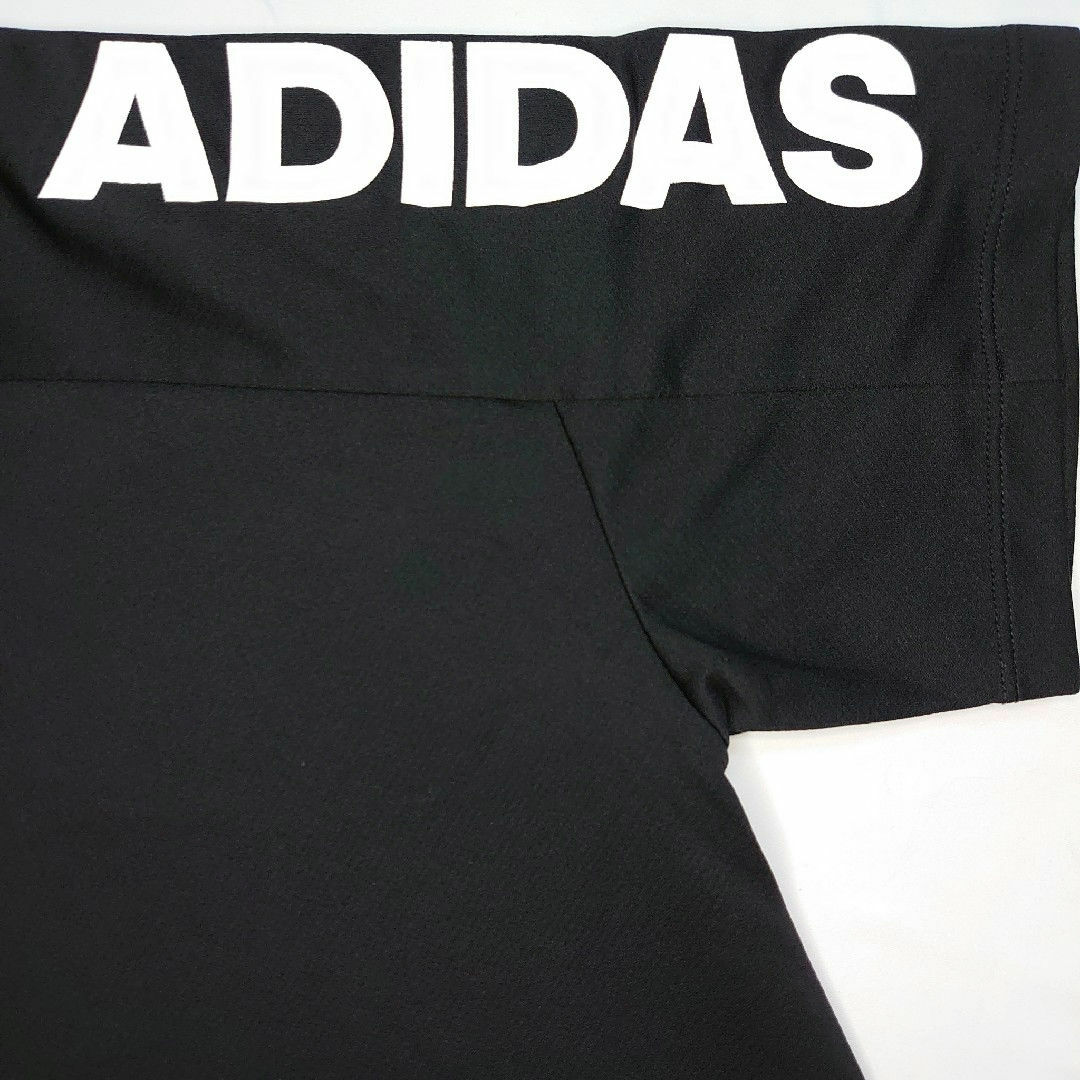 adidas(アディダス)のadidas 半袖Tシャツ レディース Lサイズ 黒 クライマライト レディースのトップス(Tシャツ(半袖/袖なし))の商品写真