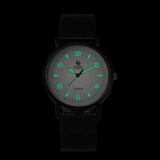 蛍光 メンズ 腕時計 ラージ シリコンベルト ホワイト R485(腕時計(アナログ))