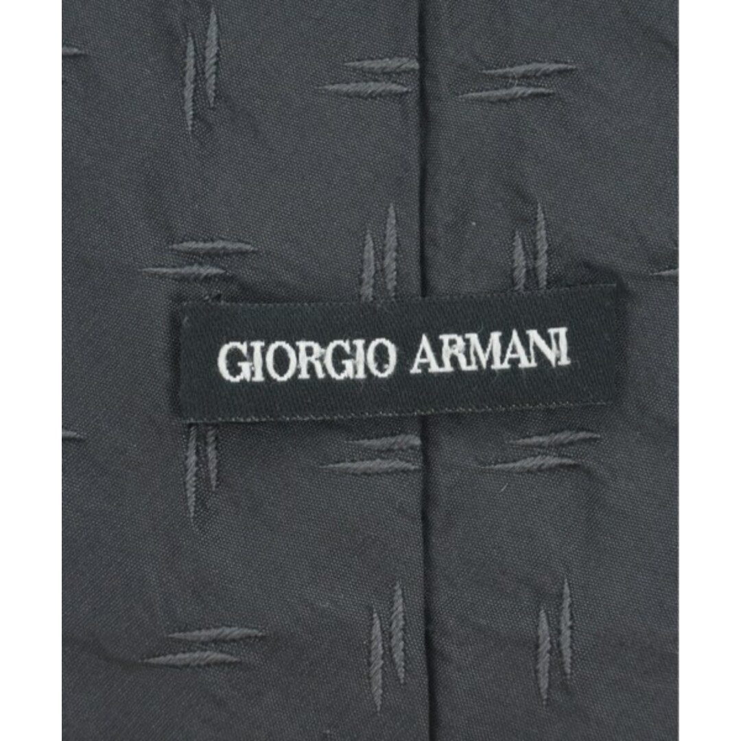 Giorgio Armani(ジョルジオアルマーニ)のGIORGIO ARMANI ジョルジオアルマーニ ネクタイ - グレー 【古着】【中古】 メンズのファッション小物(ネクタイ)の商品写真