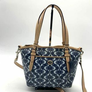 コーチ(COACH)のコーチ 2way ハンドバッグ　ショルダーバック 総柄(ハンドバッグ)