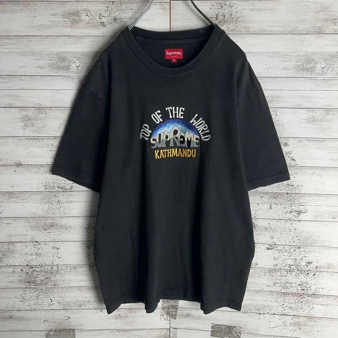 Supreme(シュプリーム)の9368【即完売モデル】シュプリーム☆刺繍アーチロゴ定番カラーtシャツ入手困難 メンズのトップス(Tシャツ/カットソー(半袖/袖なし))の商品写真