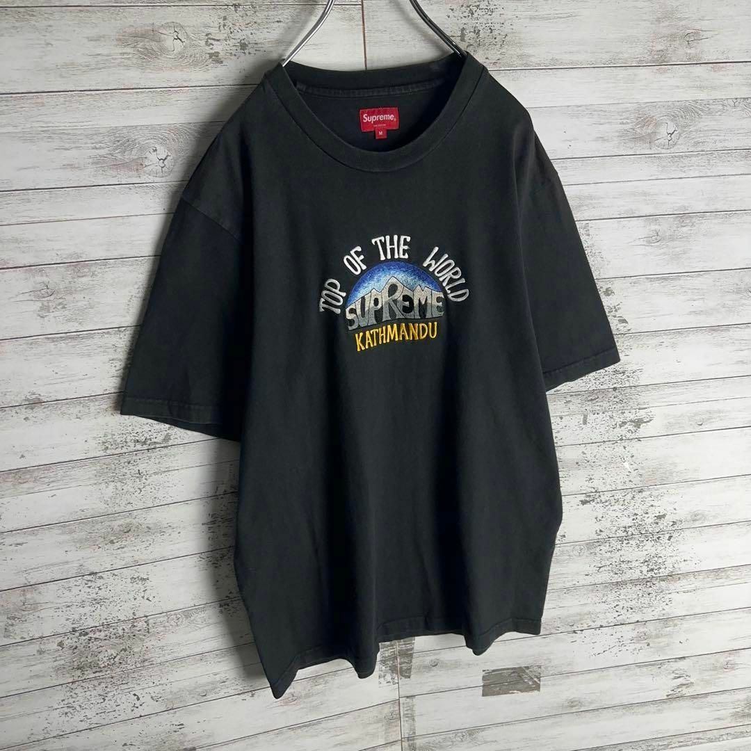 Supreme(シュプリーム)の9368【即完売モデル】シュプリーム☆刺繍アーチロゴ定番カラーtシャツ入手困難 メンズのトップス(Tシャツ/カットソー(半袖/袖なし))の商品写真