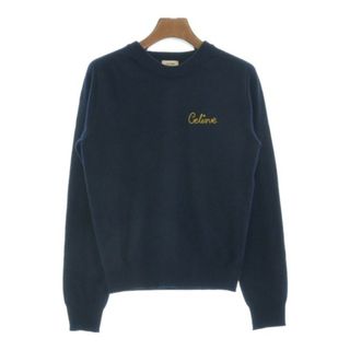 セリーヌ(celine)のCELINE セリーヌ ニット・セーター XS 紺 【古着】【中古】(ニット/セーター)