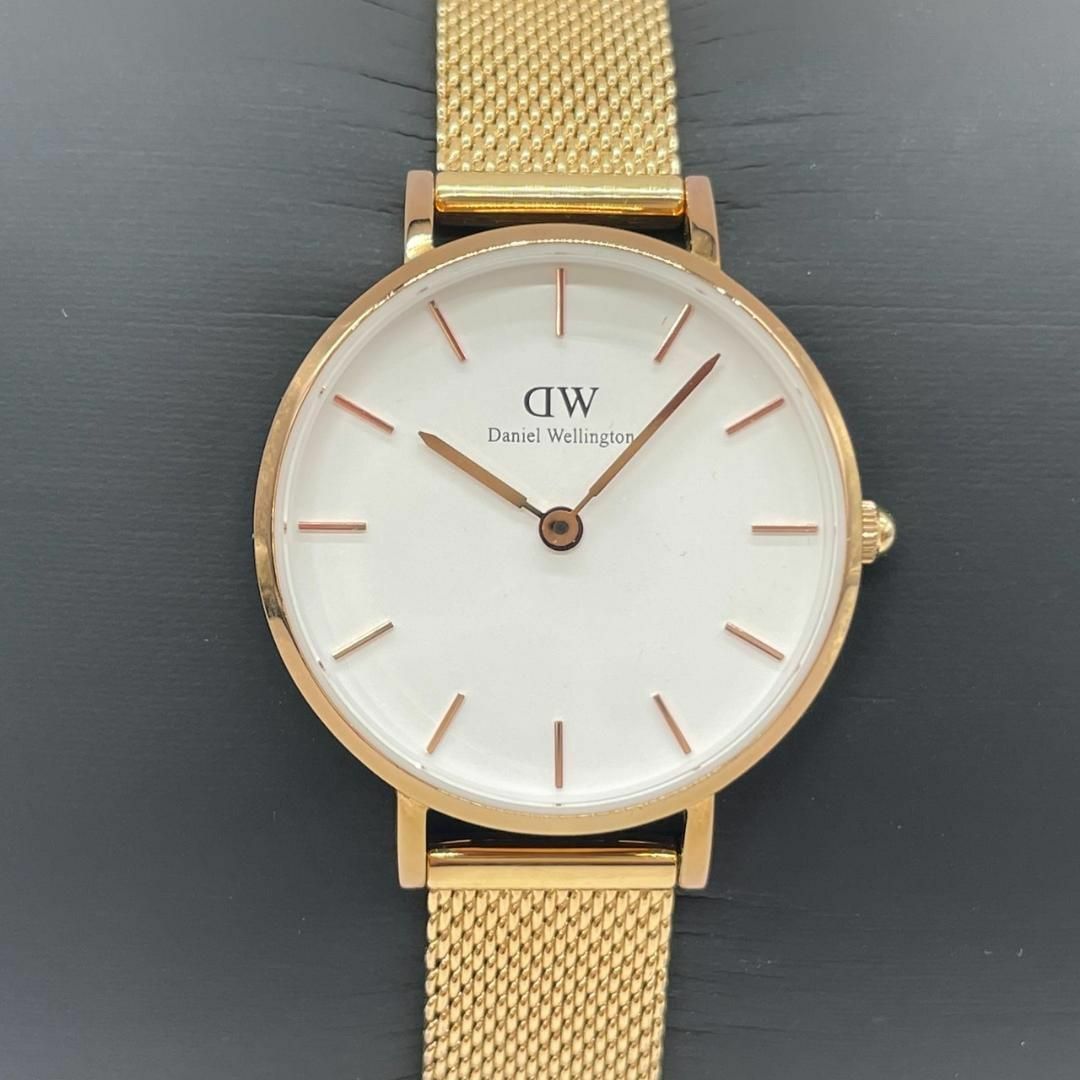 Daniel Wellington(ダニエルウェリントン)の美品 ダニエルウェリントン ｗ3　クオーツ レディース 腕時計　ローズゴールド レディースのトップス(その他)の商品写真