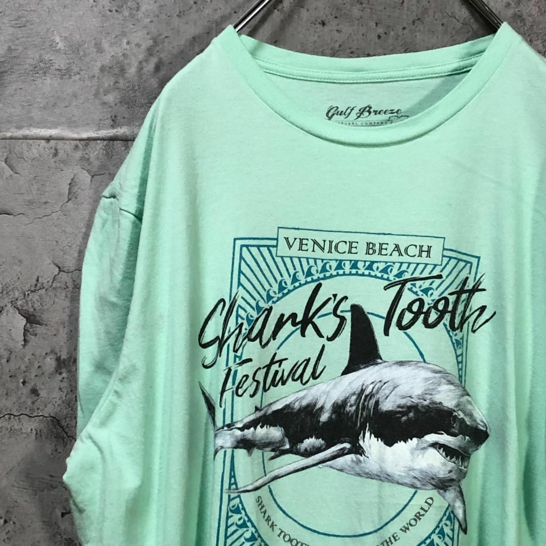 Shark tooth サメ アニマル USA輸入 フロリダ Tシャツ メンズのトップス(Tシャツ/カットソー(半袖/袖なし))の商品写真