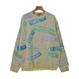 シュプリーム(Supreme)のSupreme シュプリーム ニット・セーター M ベージュ等(総柄) 【古着】【中古】(ニット/セーター)