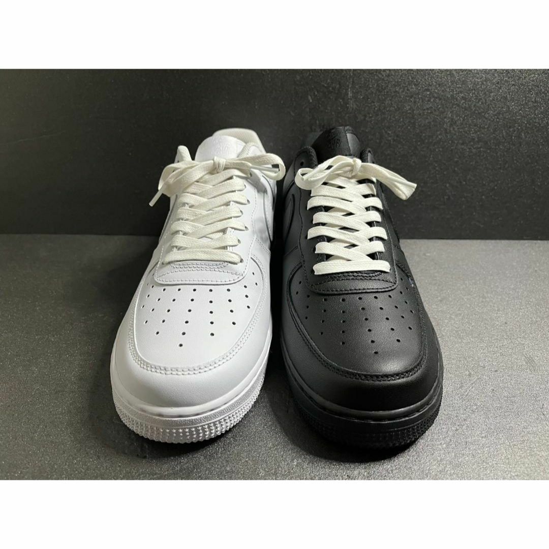 新品120cm ワックスシューレース 靴紐 平紐 黒色 白色 ホワイト ⓵ メンズの靴/シューズ(スニーカー)の商品写真