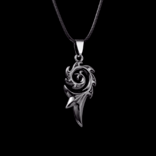 【N090】ネックレス　メンズ　シルバー　ドラゴン　アクセサリー(ネックレス)