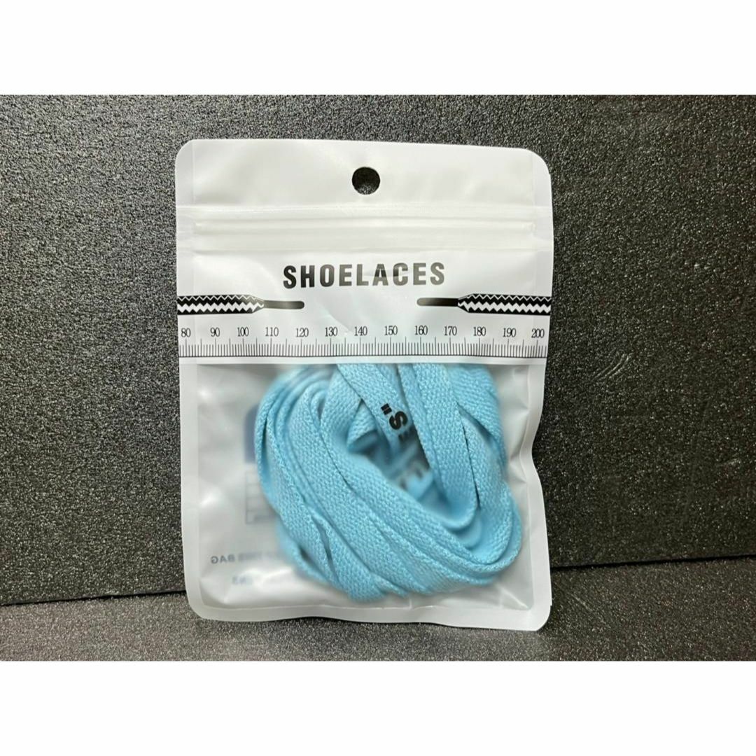 新品 120cm SHOELACES シューレース 平紐 靴紐 青色 ブルー ② メンズの靴/シューズ(スニーカー)の商品写真