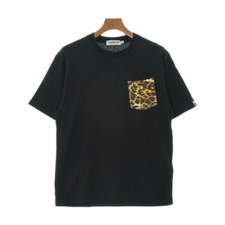 A BATHING APE - A BATHING APE アベイシングエイプ Tシャツ・カットソー M 黒 【古着】【中古】