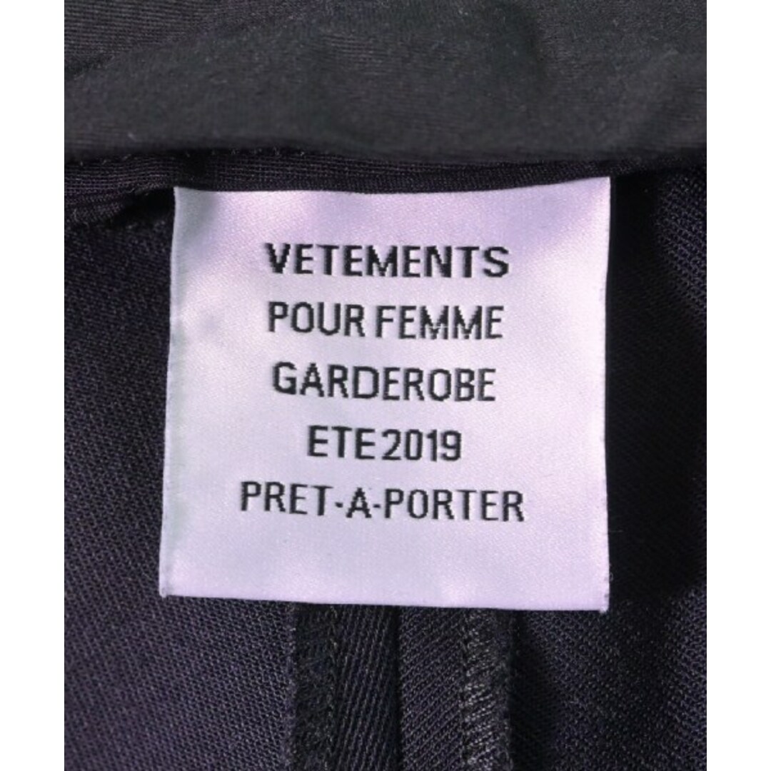 VETEMENTS(ヴェトモン)のVETEMENTS ヴェトモン スラックス L 紺 【古着】【中古】 メンズのパンツ(スラックス)の商品写真