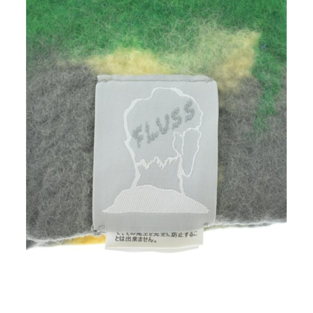 fluss フルス 手袋 - 水色x黄xグレー等 【古着】【中古】 メンズのファッション小物(手袋)の商品写真