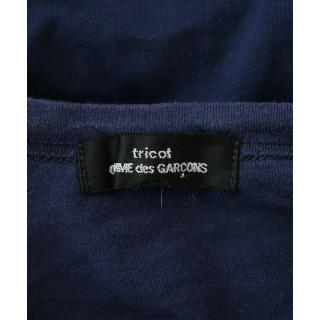 tricot COMME des GARCONS(トリココムデギャルソン)のtricot COMME des GARCONS Tシャツ・カットソー S 紺 【古着】【中古】 レディースのトップス(カットソー(半袖/袖なし))の商品写真