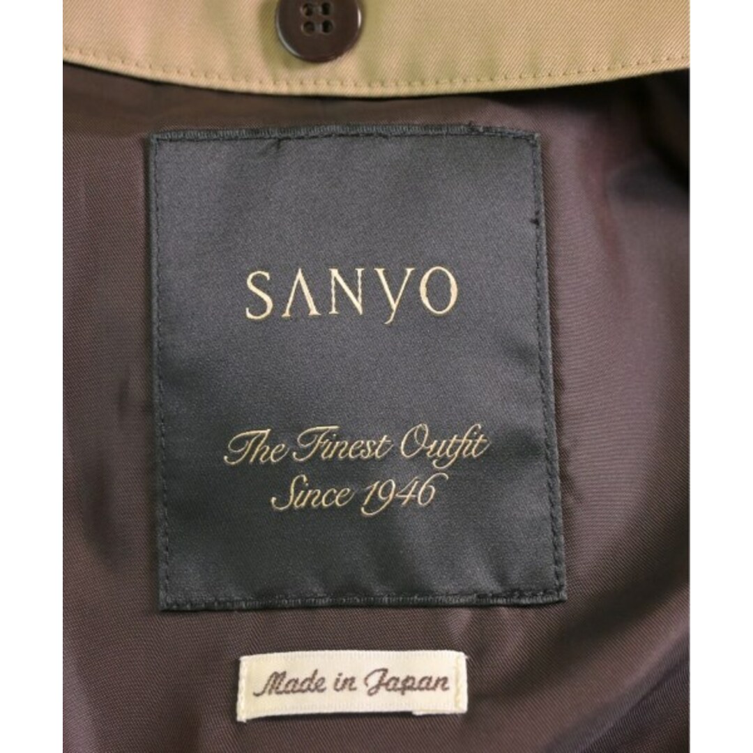 SANyOCOAT サンヨーコート トレンチコート 42(L位) ベージュ 【古着】【中古】 レディースのジャケット/アウター(トレンチコート)の商品写真