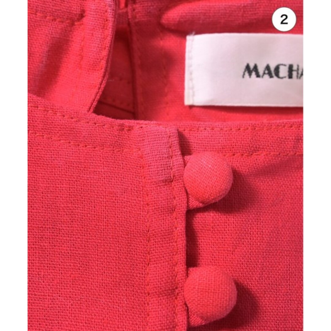 MACHATT マチャット ワンピース F 赤 【古着】【中古】 レディースのワンピース(ひざ丈ワンピース)の商品写真