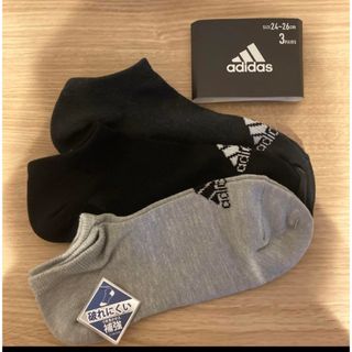 アディダス(adidas)のadidas 靴下3足セット　24〜26cm(ソックス)