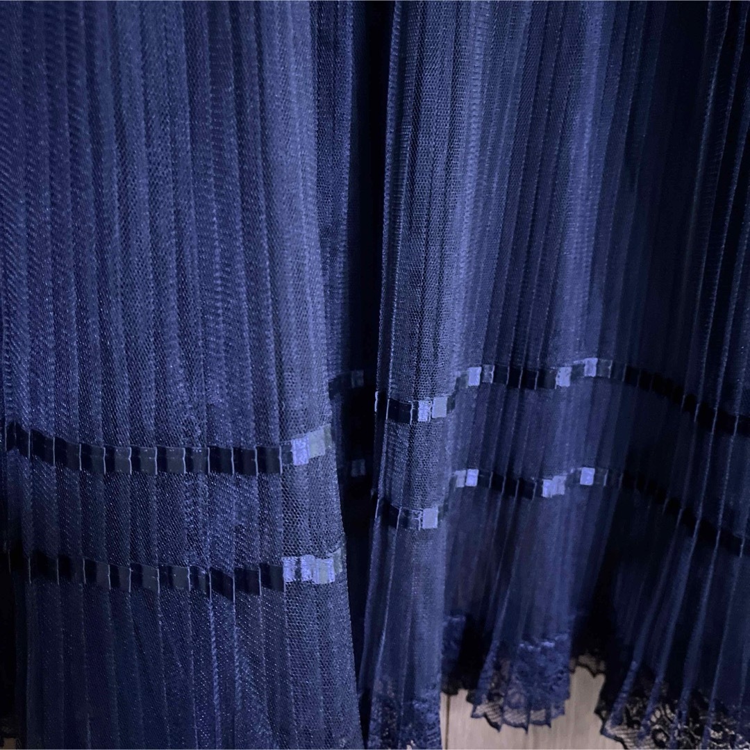 タグ付き新品　seasons ダブルプリーツスカート レディースのスカート(ロングスカート)の商品写真