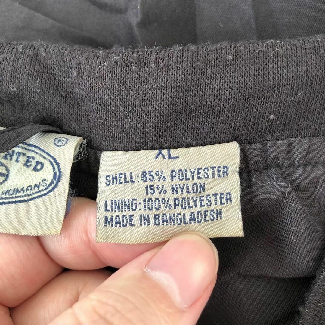 【k2978】USA古着90sヴィンテージ刺繍ロゴナイロンプルオーバージャケット メンズのジャケット/アウター(ナイロンジャケット)の商品写真