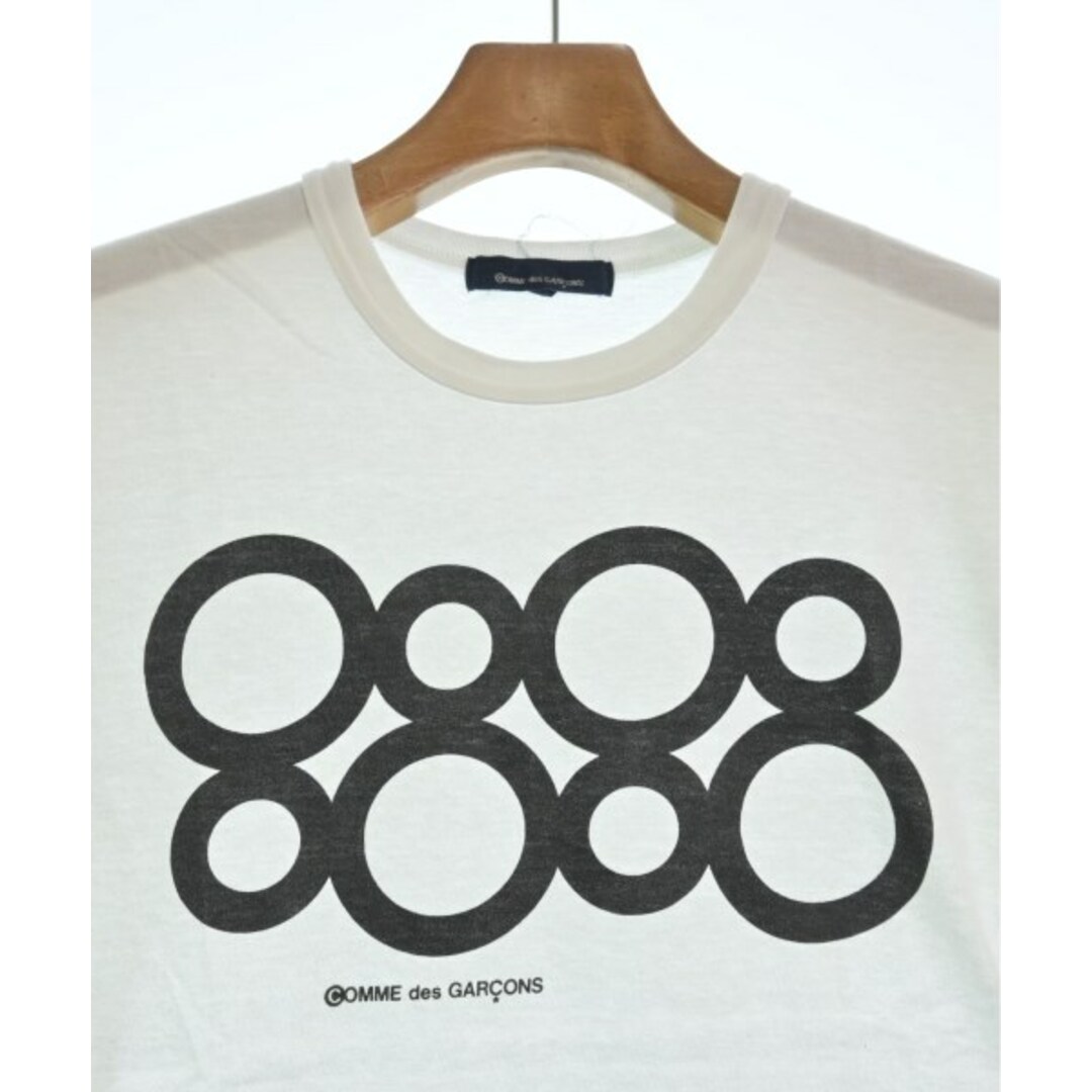 COMME des GARCONS(コムデギャルソン)のCOMME des GARCONS Tシャツ・カットソー S 白 【古着】【中古】 レディースのトップス(カットソー(半袖/袖なし))の商品写真