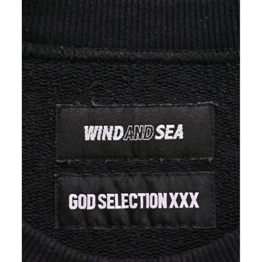 WIND AND SEA(ウィンダンシー)のWIND AND SEA ウィンダンシー スウェット M 黒 【古着】【中古】 メンズのトップス(スウェット)の商品写真