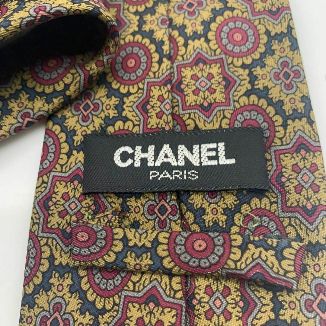 CHANEL(シャネル)の希少デザイン シャネル ネクタイ 総柄 ヴィンテージ メンズのファッション小物(ネクタイ)の商品写真