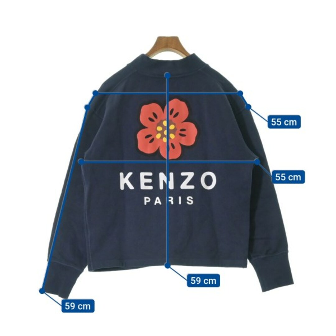 KENZO(ケンゾー)のKENZO ケンゾー スウェット M 紺 【古着】【中古】 メンズのトップス(スウェット)の商品写真