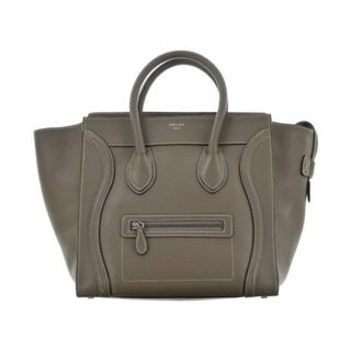 セリーヌ(celine)のCELINE セリーヌ ハンドバッグ - グレー 【古着】【中古】(ハンドバッグ)