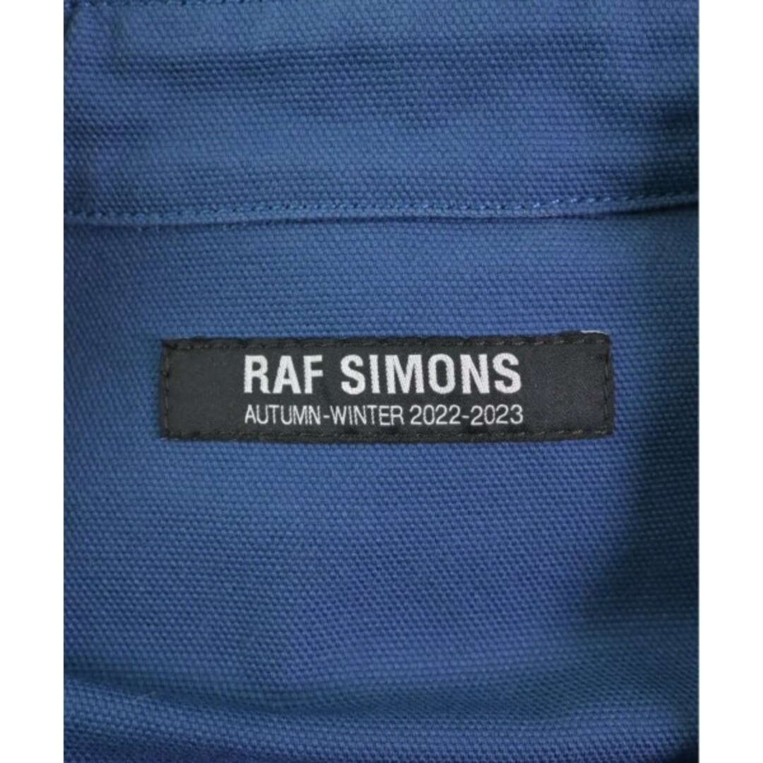 RAF SIMONS(ラフシモンズ)のRAF SIMONS ラフシモンズ カジュアルシャツ S 青 【古着】【中古】 レディースのトップス(シャツ/ブラウス(長袖/七分))の商品写真