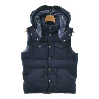 THE NORTH FACE ダウンジャケット/ダウンベスト M 紺 【古着】【中古】(ダウンジャケット)