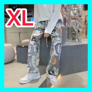 メンズ　パンツ　XL　柄パンツ　ストリート(ワークパンツ/カーゴパンツ)