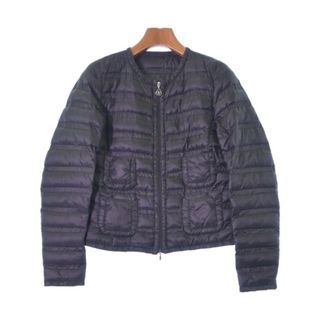 モンクレール(MONCLER)のMONCLER モンクレール ダウンジャケット/ダウンベスト 1(S位) 黒 【古着】【中古】(ダウンジャケット)