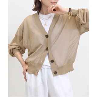 アパルトモンドゥーズィエムクラス(L'Appartement DEUXIEME CLASSE)の【13日まで】L'Appartement  Sheer Cardigan(カーディガン)