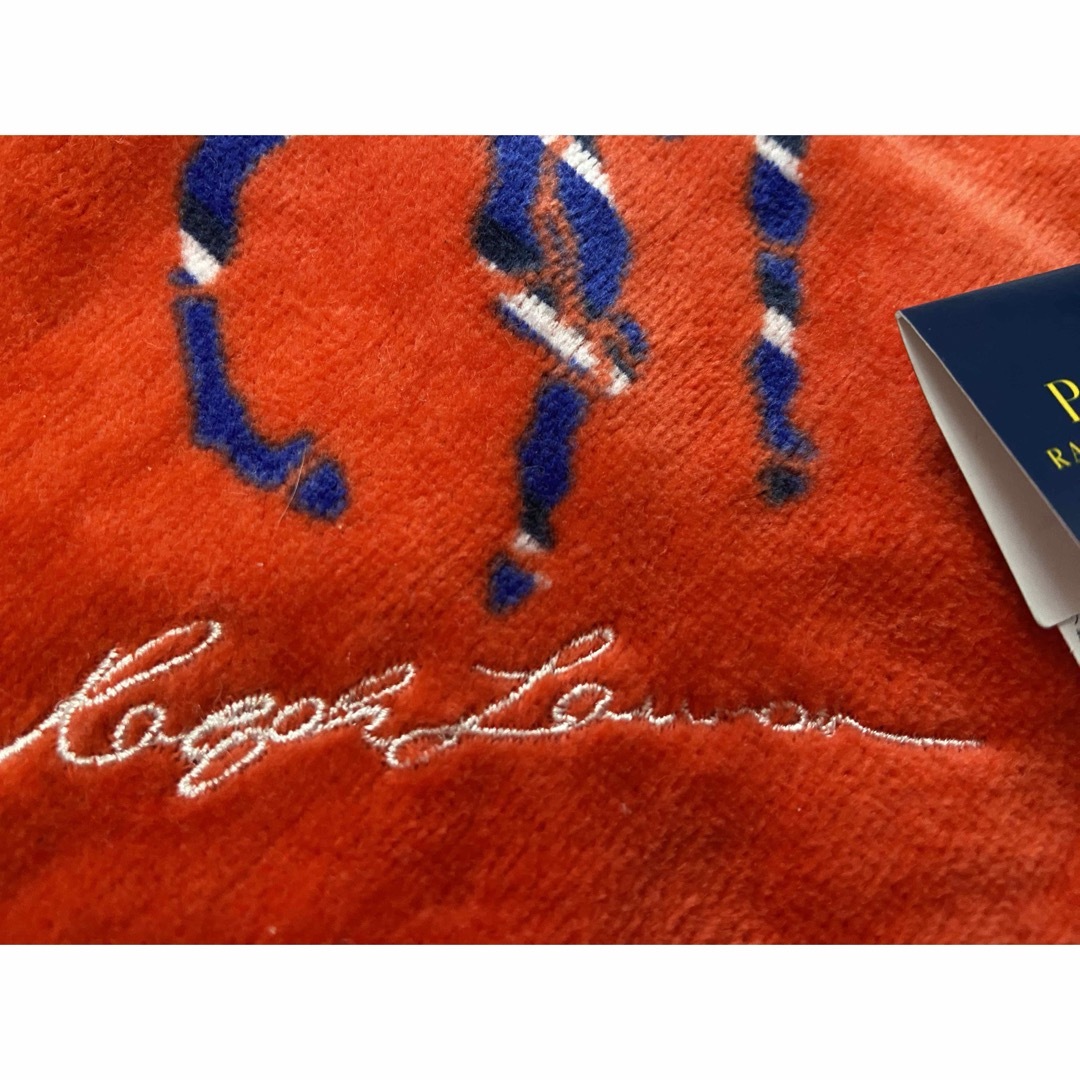 POLO RALPH LAUREN(ポロラルフローレン)のポロ　ラルフローレン　タオルハンカチ レディースのファッション小物(ハンカチ)の商品写真