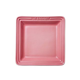 ルクルーゼ(LE CREUSET)の【新品】ルクルーゼ スクエア・プレート LC (S) ローズクオーツ(食器)