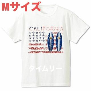 サーフTシャツ メンズ 星 スター 西海岸 星条旗 波乗り カリフォルニア M(Tシャツ/カットソー(半袖/袖なし))