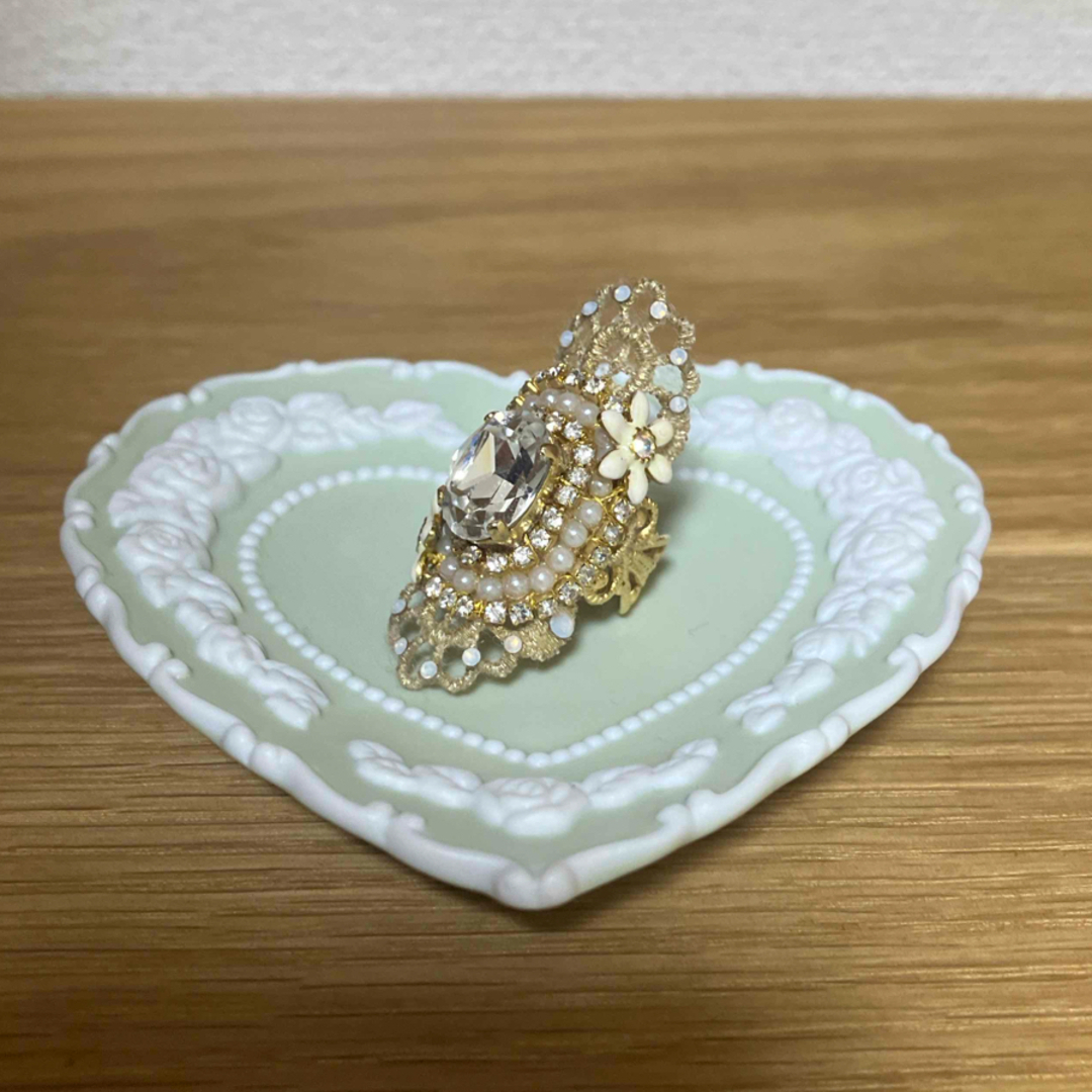 ハンドメイド リング レディースのアクセサリー(リング(指輪))の商品写真