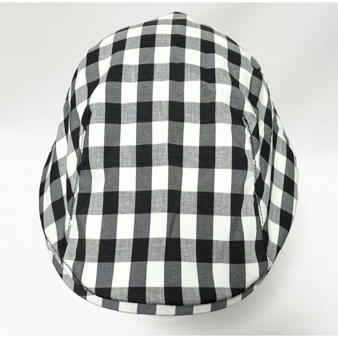 BEAMS(ビームス)の【新品】BEAMSビームス モノトーンのギンガムチェック ハンチング キャップ メンズの帽子(ハンチング/ベレー帽)の商品写真