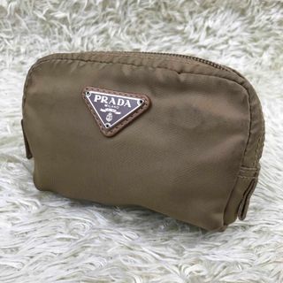 プラダ(PRADA)のプラダ　ナイロン　ポーチ　ミニ　三角ロゴプレート　マルチケース　小物入れ(ポーチ)