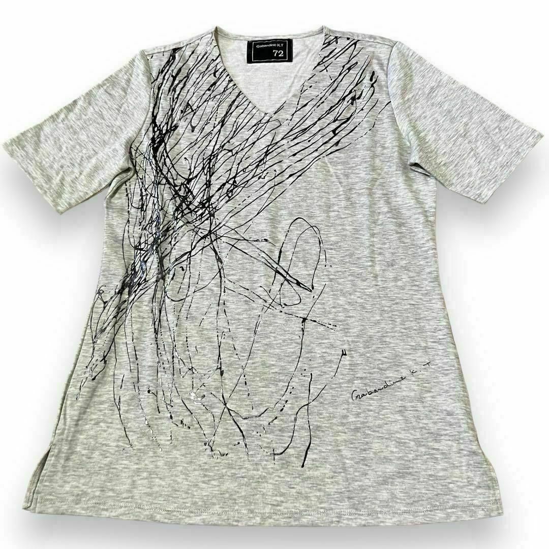 Gabardine K.T ギャバジンケーティー カットソー Tシャツ 半袖 L レディースのトップス(カットソー(半袖/袖なし))の商品写真
