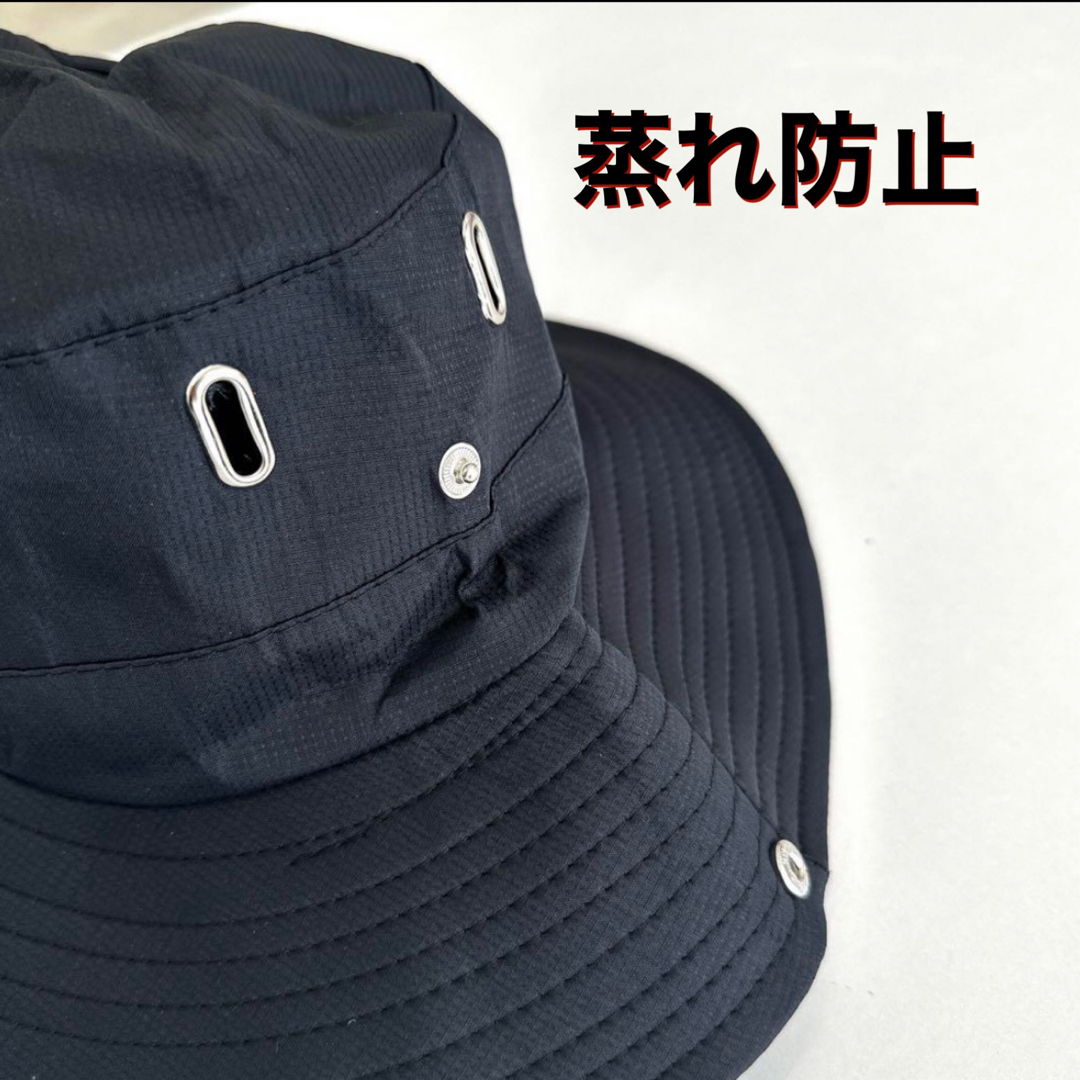 サファリハット ハット UV 帽子 アウトドア 登山 レジャー 夏  海 山 メンズの帽子(キャップ)の商品写真